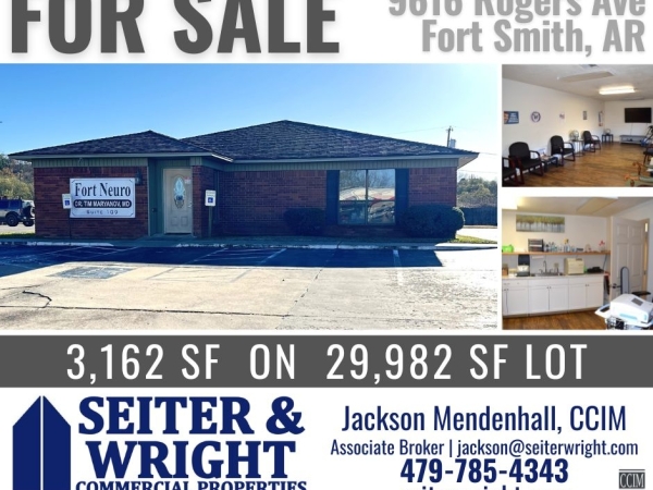 Listing Image #1 - Office for sale at 9616 Rogers Ave, Fort Smith AR 72903 Listing Image #1 - Office for sale at 9616 Rogers Ave, Fort Smith AR 72903