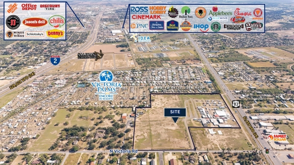 Listing Image #1 - Land for sale at 208 N Victoria Road, Donna TX 78537