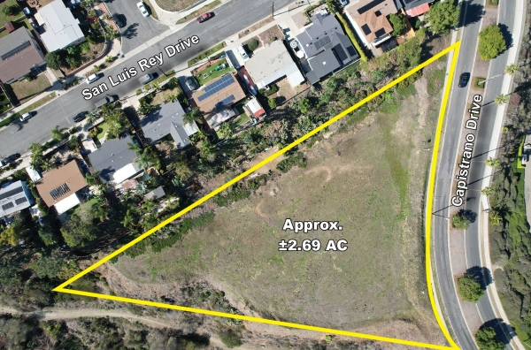 Listing Image #2 - Land for sale at 2.69 AC Capistrano Drive, Oceanside CA 92508 Listing Image #2 - Land for sale at 2.69 AC Capistrano Drive, Oceanside CA 92508