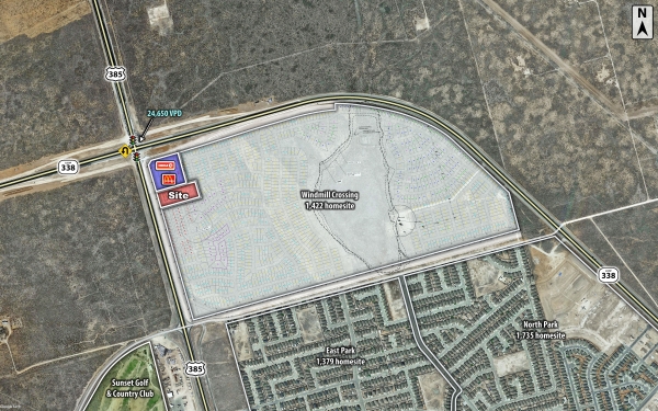 Listing Image #1 - Land for sale at Highway 385 & N Loop 338, Odessa TX 79765