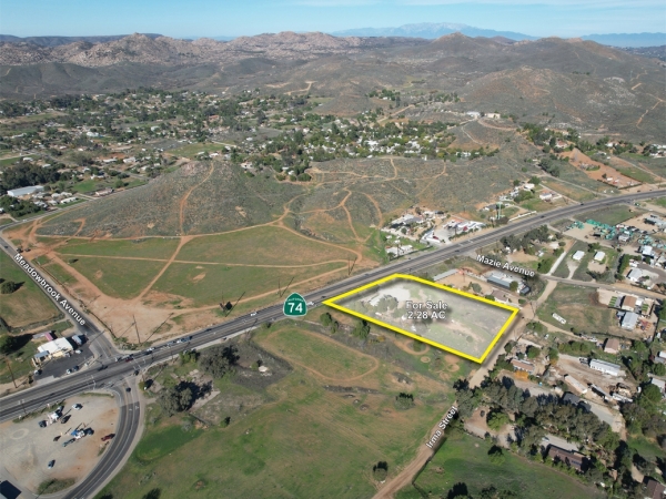 Listing Image #1 - Land for sale at 2.28 AC Highway 74, Perris CA 92570
