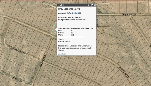 Listing Image #2 - Land for sale at Harmony (U24 B33 L31-34), Rio Rancho NM 87144