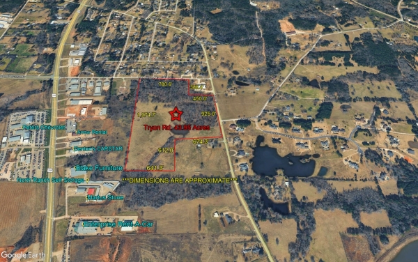 Listing Image #1 - Land for sale at Tryon Rd. 43.95 Acres, Longview TX 75605