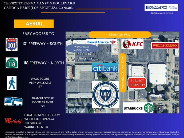 Listing Image #3 - Retail for sale at 7120 TOPANGA CANYON BOULEVARD, Canoga Park CA 91303