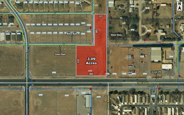 Listing Image #3 - Land for sale at 6902 19th Street, Lubbock TX 79407