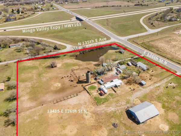 Listing Image #2 - Land for sale at 13415 E 126th Street N., Collinsville OK 74021