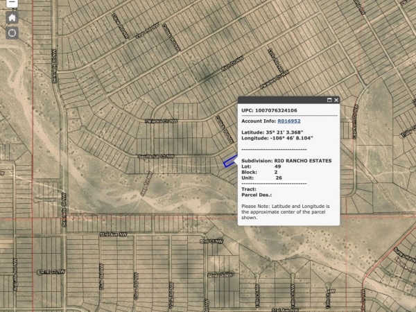 Listing Image #2 - Land for sale at Sagittarius (U26B2L33,49 & 50), Rio Rancho NM 87144 Listing Image #2 - Land for sale at Sagittarius (U26B2L33,49 & 50), Rio Rancho NM 87144