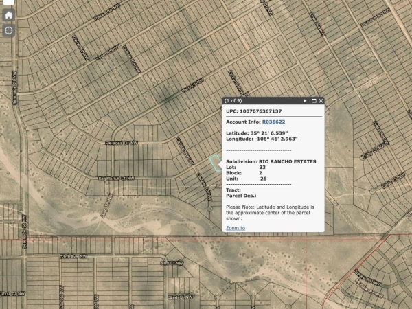 Listing Image #3 - Land for sale at Sagittarius (U26B2L33,49 & 50), Rio Rancho NM 87144 Listing Image #3 - Land for sale at Sagittarius (U26B2L33,49 & 50), Rio Rancho NM 87144
