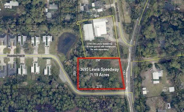 Listing Image #1 - Land for sale at 3695 Lewis Speedway, St Augustine FL 32084 Listing Image #1 - Land for sale at 3695 Lewis Speedway, St Augustine FL 32084