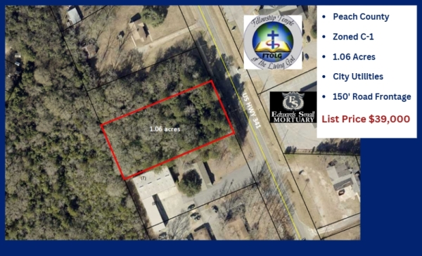 Listing Image #1 - Land for sale at 1.06 acres Hwy 341, Fort Valley GA 31030
