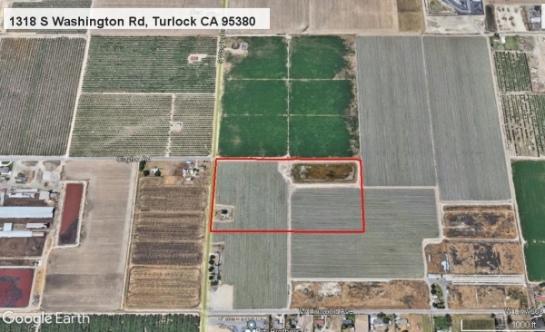 Listing Image #2 - Land for sale at 1318 S Washington Road, Turlock CA 95380