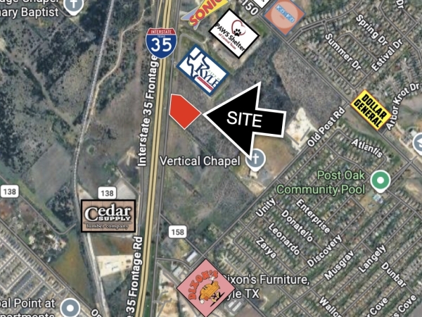 Listing Image #1 - Land for sale at North Frontage IH35, Kyle TX 78640