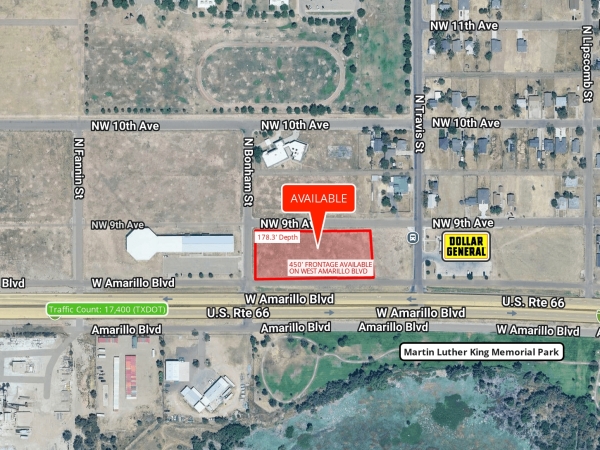 Listing Image #1 - Land for sale at 1628 W. Amarillo Blvd, Amarillo TX 79107