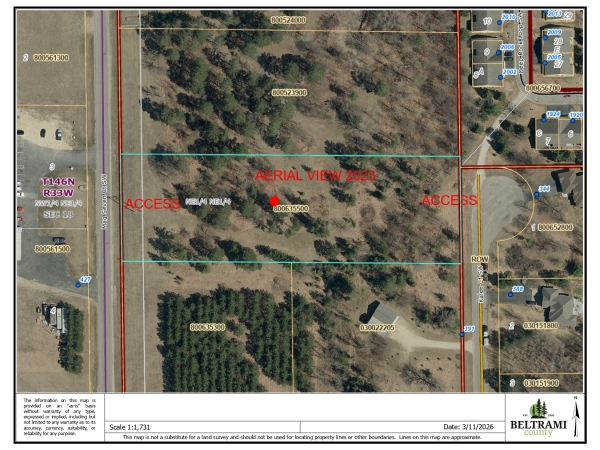 Listing Image #1 - Land for sale at TBD Mag Seven Court SW, Bemidji MN 56601