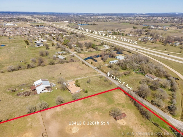 Listing Image #2 - Land for sale at 13415 E 126th Street N., Collinsville OK 74021