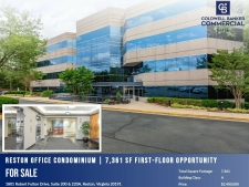 Office for sale in Reston, VA