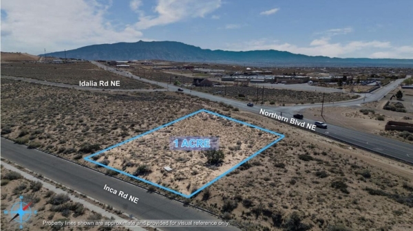 Listing Image #1 - Land for sale at 1010 Inca Rd NE, Rio Rancho NM 87124