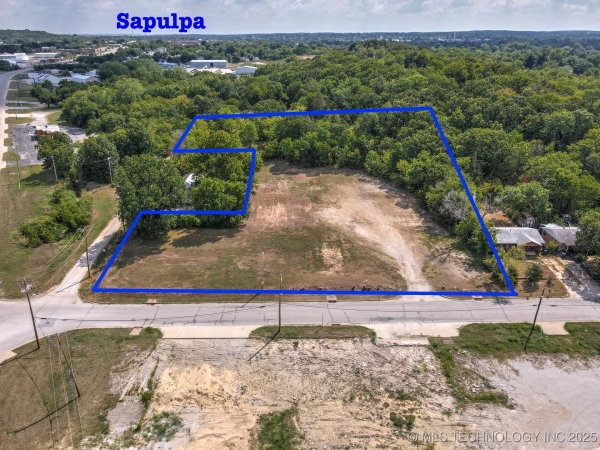 Listing Image #1 - Land for sale at 215 S Hawthorne Street, Sapulpa OK 74066