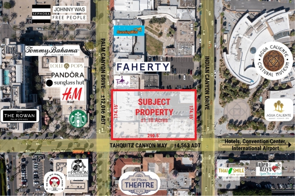 Listing Image #3 - Retail for sale at 100 North Palm Canyon Drive, Palm Springs CA 92262