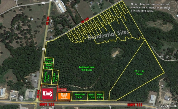 Listing Image #1 - Land for sale at 000 HWY 155, Flint TX 75762