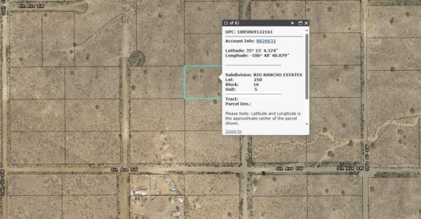 Listing Image #1 - Land for sale at 0 37th Street SW, Rio Rancho NM 87124 Listing Image #1 - Land for sale at 0 37th Street SW, Rio Rancho NM 87124