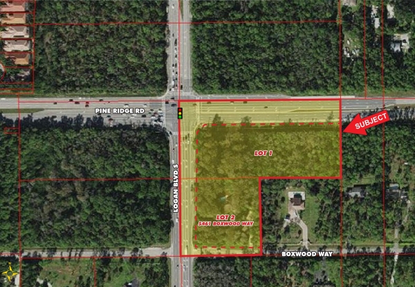 Listing Image #2 - Land for sale at SE Corner of Pine Ridge Rd and Logan Blvd S, Naples FL 34116