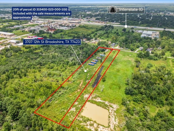 Listing Image #1 - Land for sale at 3707 12th St, Brookshire TX 77423