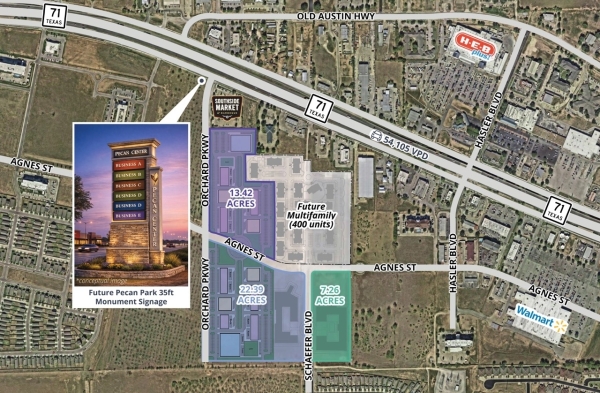 Listing Image #1 - Land for sale at S. Schafer Blvd & Agnes St., Bastrop TX 78602
