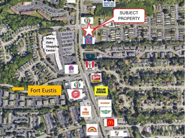Listing Image #2 - Land for sale at 15550 Warwick Blvd, Newport Nws VA 23608