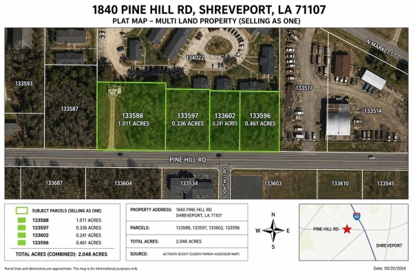 Listing Image #1 - Others for sale at 1840 Pine Hill Road, Shreveport LA 71107