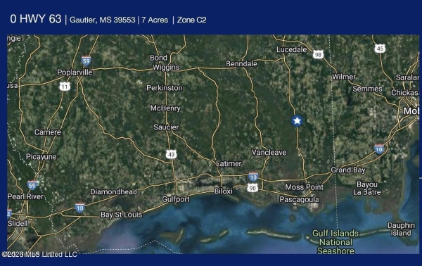 Listing Image #2 - Land for sale at 0 Hwy 63, Moss Point MS 39563