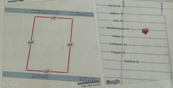 Listing Image #2 - Land for sale at Indian Street, Bay Saint Louis MS 39520