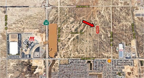 Listing Image #1 - Land for sale at Near 10th St West & Ave G-8, Lancaster CA 93536