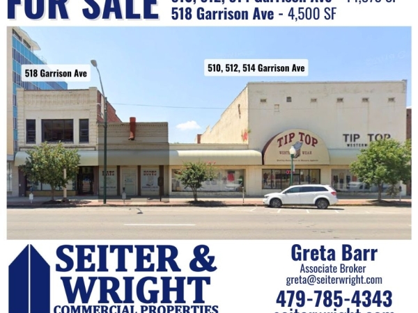 Listing Image #1 - Retail for sale at 510 Garrison Ave, Fort Smith AR 72901