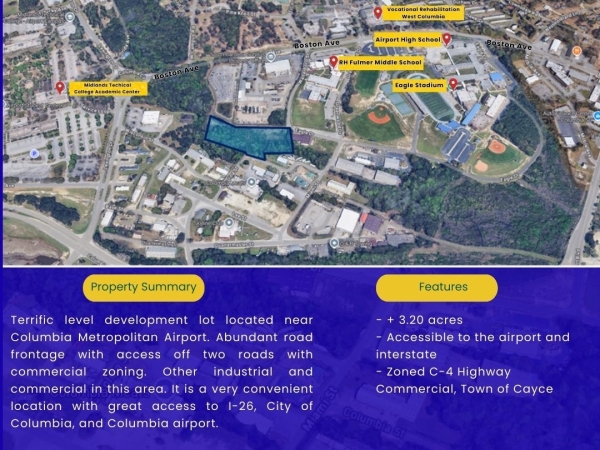 Listing Image #1 - Land for sale at Eagle Drive, Parcel B 3.2 ares, Cayce SC 29033
