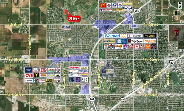 Listing Image #2 - Land for sale at 1st & Milwaukee, Lubbock TX 79416 Listing Image #2 - Land for sale at 1st & Milwaukee, Lubbock TX 79416