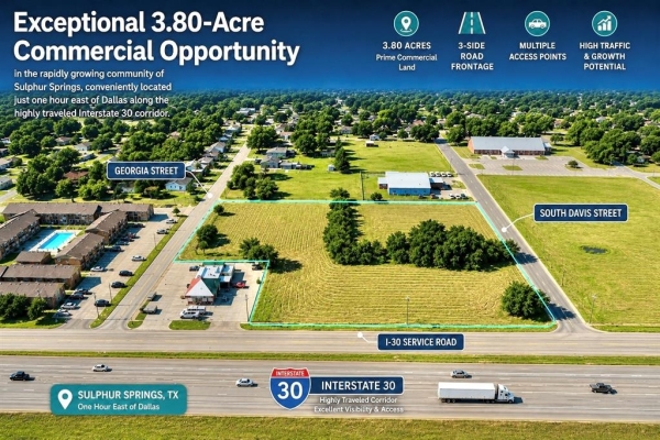 Listing Image #1 - Others for sale at TBD W Industrial Drive, Sulphur Springs TX 75482 Listing Image #1 - Others for sale at TBD W Industrial Drive, Sulphur Springs TX 75482