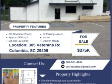Listing Image #2 - Retail for sale at 305 Veterans Rd, Columbia SC 29209