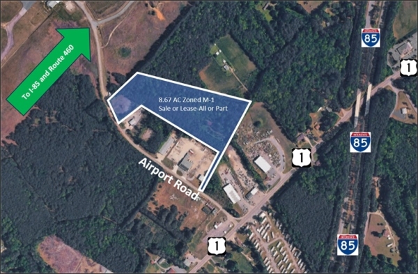 Listing Image #1 - Land for sale at TBD Airport Road, North Dinwiddie VA 23803 Listing Image #1 - Land for sale at TBD Airport Road, North Dinwiddie VA 23803