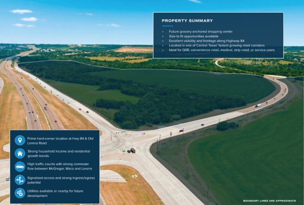 Listing Image #3 - Land for sale at TBD 1 - 50+/- Acres on NE & SE Corners of Hwy 84 & Old Lorena Rd, McGregor TX 76657 Listing Image #3 - Land for sale at TBD 1 - 50+/- Acres on NE & SE Corners of Hwy 84 & Old Lorena Rd, McGregor TX 76657