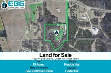 Land property for sale in Cedar Hill, TX