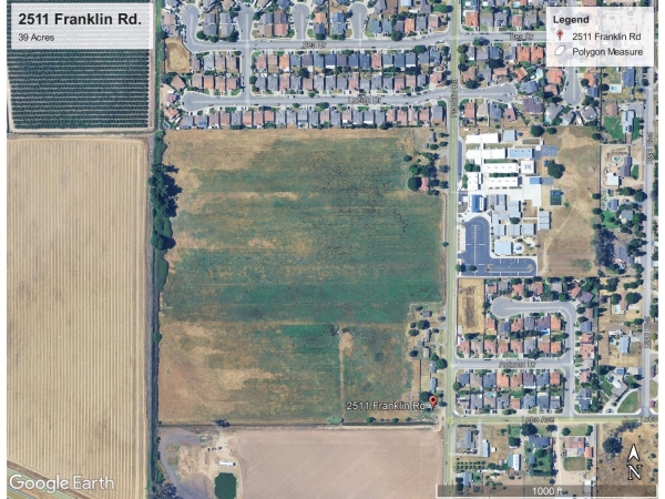 Listing Image #1 - Land for sale at 2511 Franklin Road, Merced CA 95348