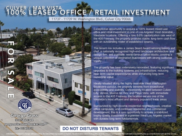 Listing Image #3 - Retail for sale at 11737 Washington Blvd, Culver City CA 90066