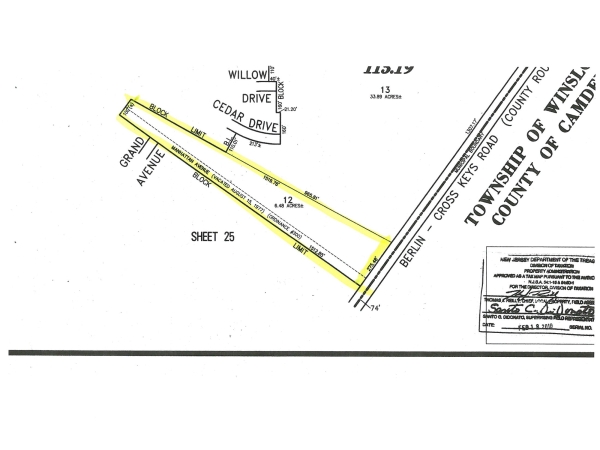 Listing Image #3 - Land for sale at 251 Cross Keys Rd, Pine Hill NJ 08009 Listing Image #3 - Land for sale at 251 Cross Keys Rd, Pine Hill NJ 08009