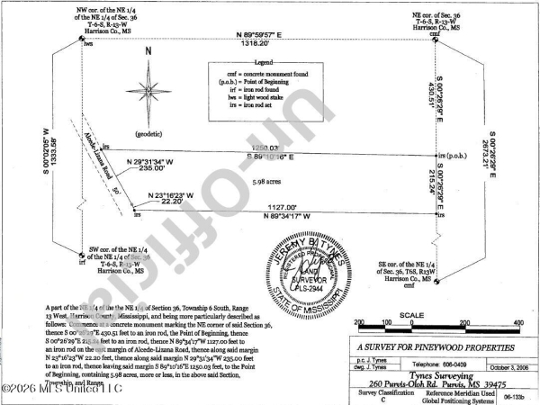 Listing Image #3 - Land for sale at 5.98 Acres Alcede-lizana Road, Gulfport MS 39503 Listing Image #3 - Land for sale at 5.98 Acres Alcede-lizana Road, Gulfport MS 39503