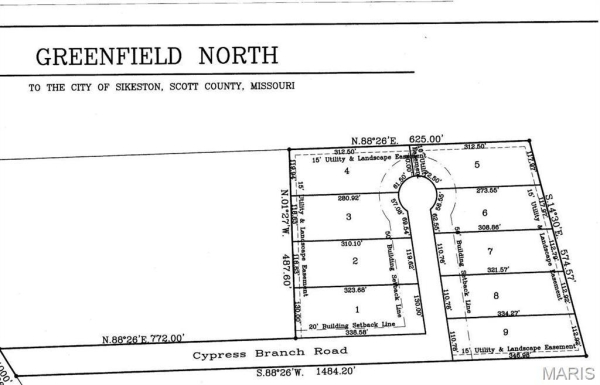Listing Image #2 - Land for sale at 110 Cypress Branch Road, Sikeston MO 63801