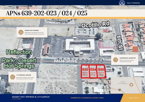 Listing Image #2 - Land for sale at 11720 Palm Drive, Desert Hot Springs CA 92240