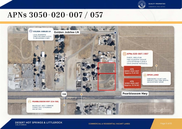 Listing Image #3 - Land for sale at 11720 Palm Drive, Desert Hot Springs CA 92240