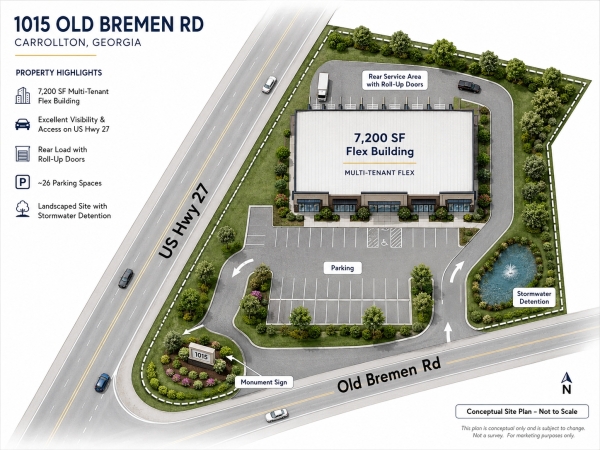 Listing Image #2 - Land for sale at 1015 Old Bremen Rd, Carrollton GA 30117 Listing Image #2 - Land for sale at 1015 Old Bremen Rd, Carrollton GA 30117
