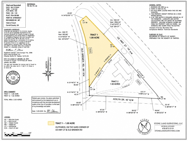 Listing Image #3 - Land for sale at 1015 Old Bremen Rd, Carrollton GA 30117